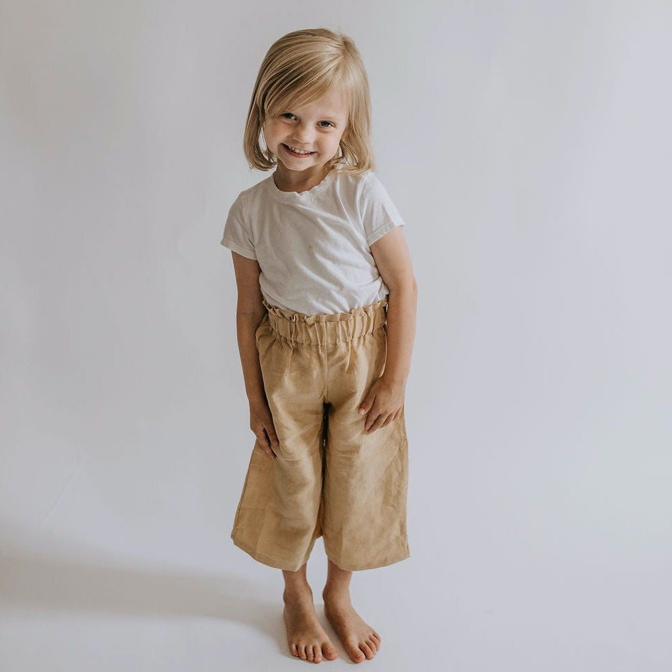 the high waist culotte with pockets