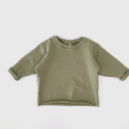 the raw edge sweatshirt