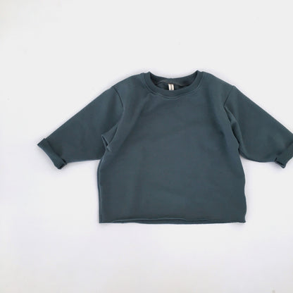 the raw edge sweatshirt