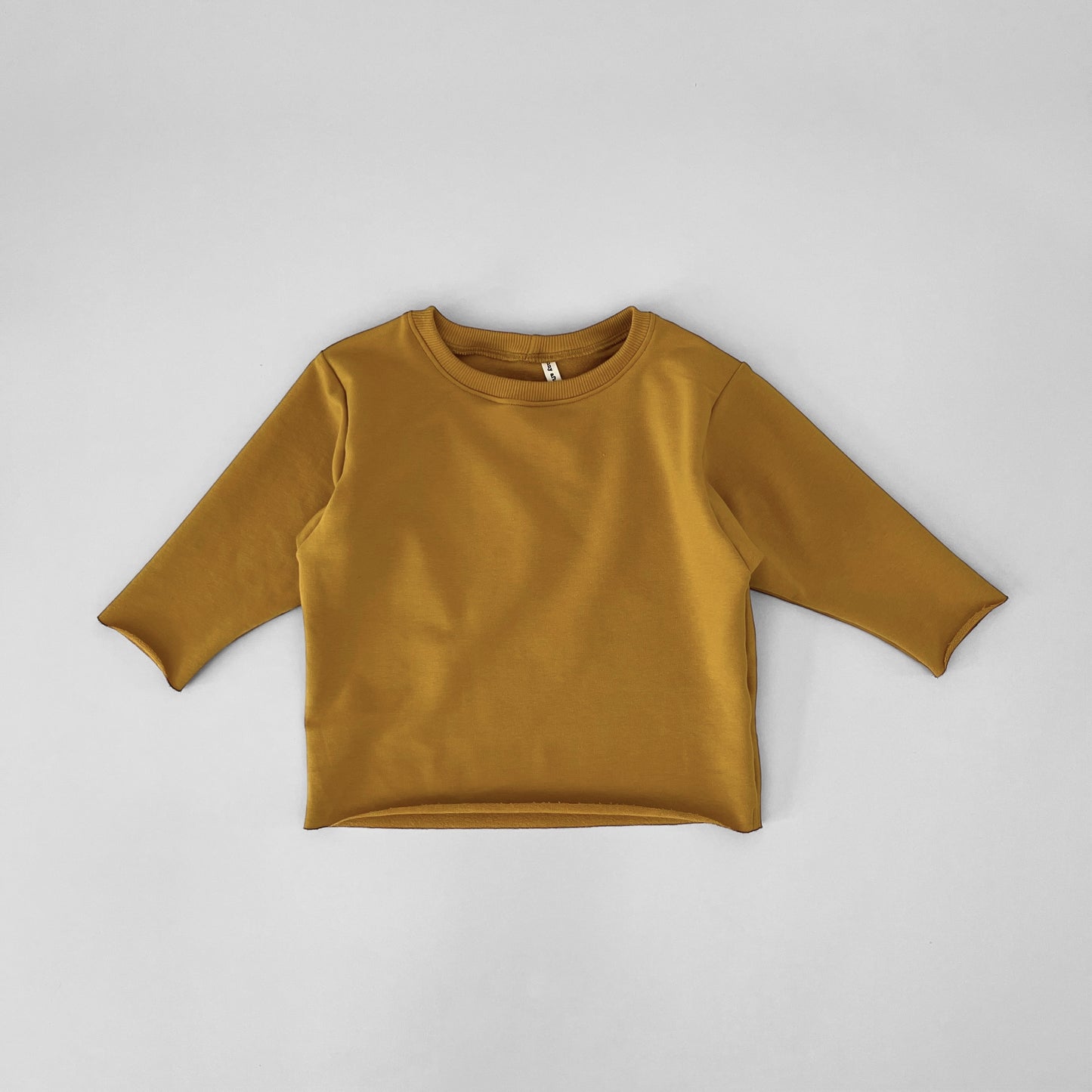 the raw edge sweatshirt