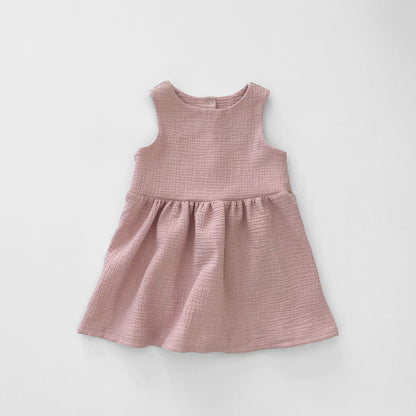 the petal dress - muslin BABY