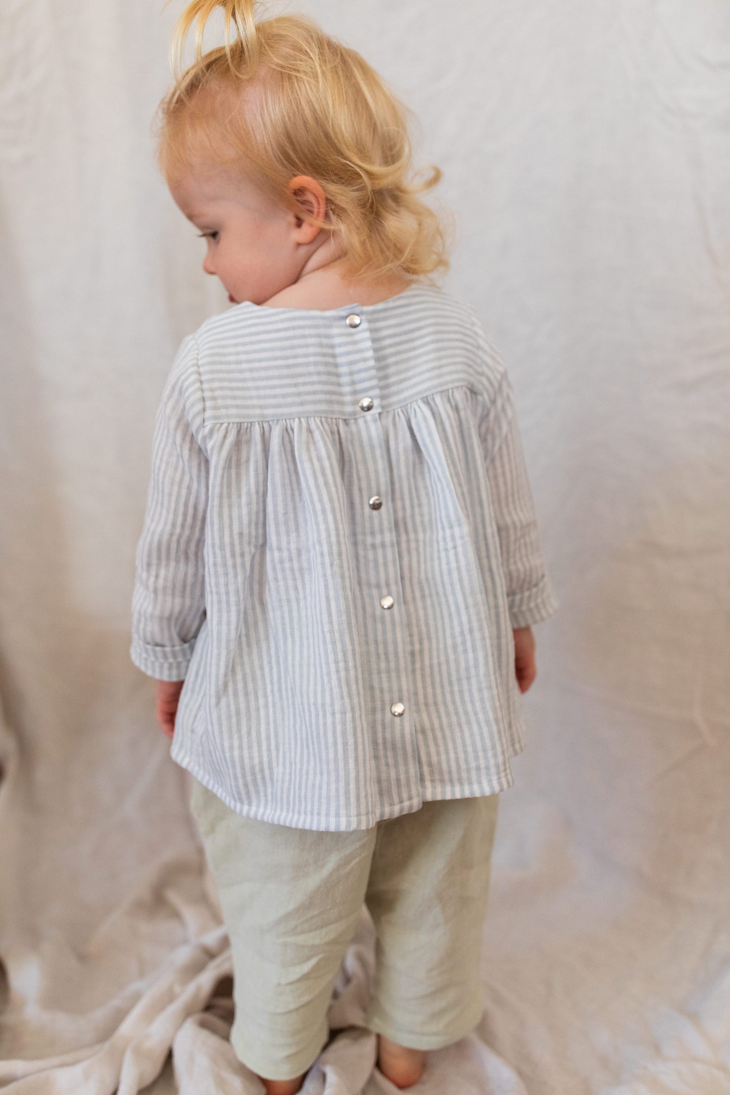 the gaia blouse - muslin BABY